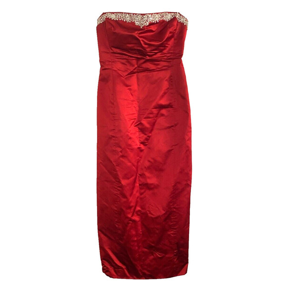 Vera Wang - Mother of bride/ Prom Formal SZ 10 Strapless Dress Elegant - Picture 1 of 4